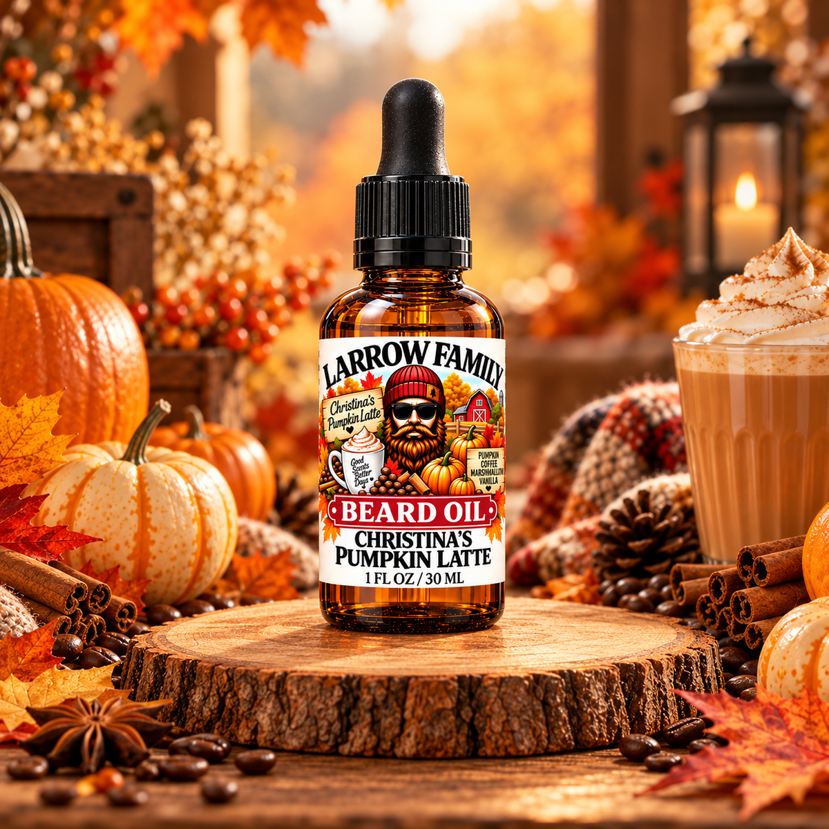 Christina's Pumpkin Latte Beard Oil